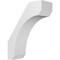 Ekena Millwork 5 1/2-in. W x 14-in. D x 18-in. H Legacy Architectural Grade PVC Knee Brace BRCP055X14X18LEC - alternate 1